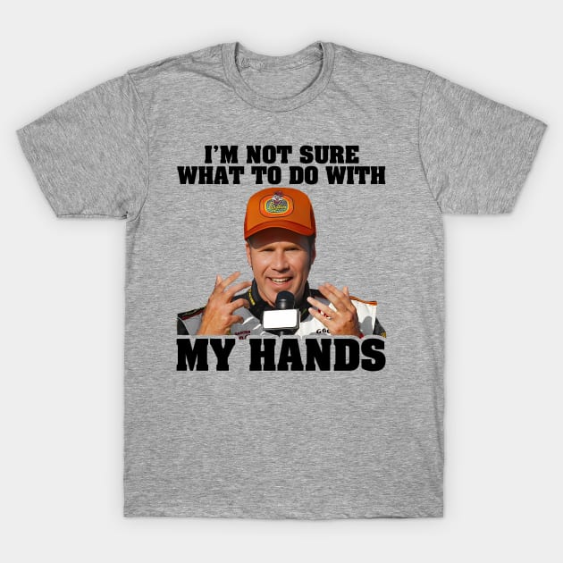 I'm Not Sure What To Do With My Hands T-Shirt by darklordpug